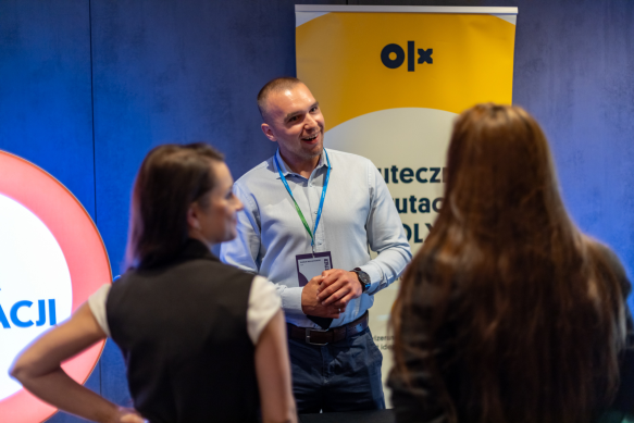 Marcin Walachowski, przedstawiciel firmy OLX Praca - partnera Szczecin Biznes & HR 2024