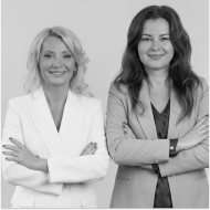 Katarzyna Opiekulska-Sozańska i Anna Nowak
